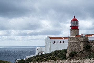 Lighthouse at Saint Vincent Cape (portugal)