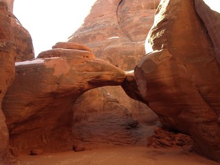 Sand Dune Arch in Arches National Park, Moab, Utah