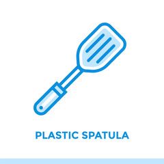 Unique linear icon of bakery, cooking. Suitable for print media, info graphics and web design