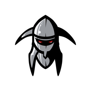 Vector picture of helmet of the Viking
