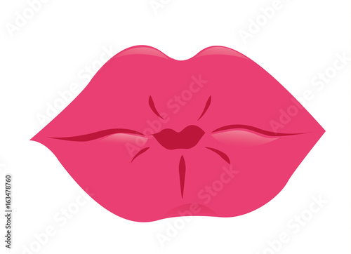 "Kussmund Vektor" Stock image and royalty-free vector files on Fotolia