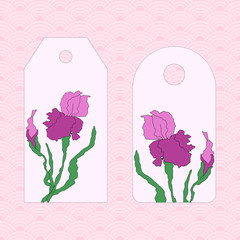 Label, badge, price tag. Illustration in hand drawing style.