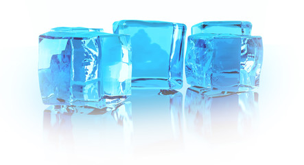 ice cubes 3d