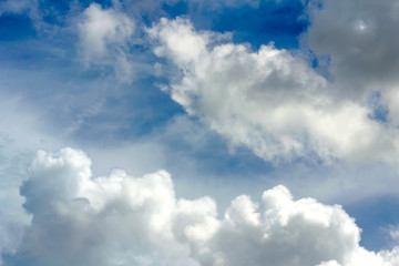 Obraz premium Blue sky and cloudy