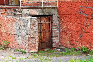 very old entrance to building