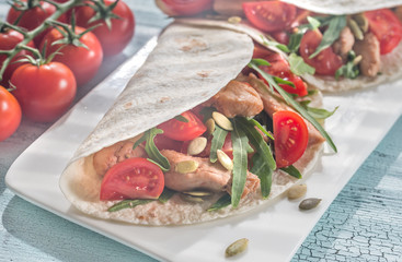 Chicken taco