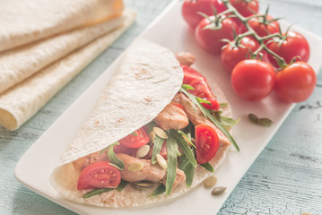 Chicken taco