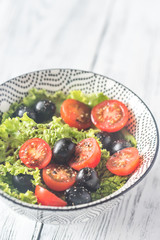 Bowl of fresh salad