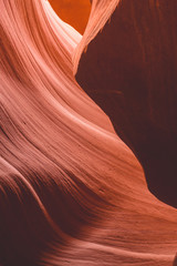 Texture of an old sandstone. Antelope Canyon Walls, Arizona