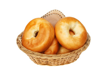Bagels in a basket