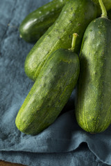 Raw Green Organic PIckle Cucumbers