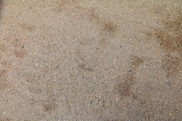 sand on the road
