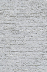 Wall of brick texture painted white