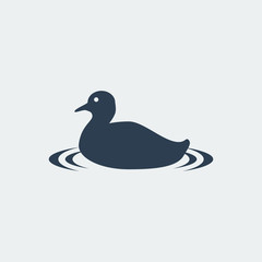 Obraz premium Duck icon. Vector illustration