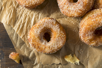 Homemade Sugary Cronut Donuts