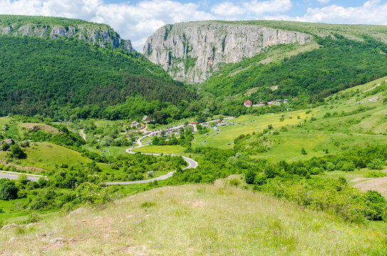 Turda Gorges panorama - Cheile Turzii, natural reserve, Transylvania, Romania