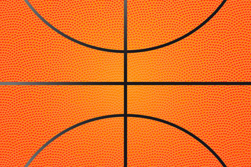 Basketball ball vector background.