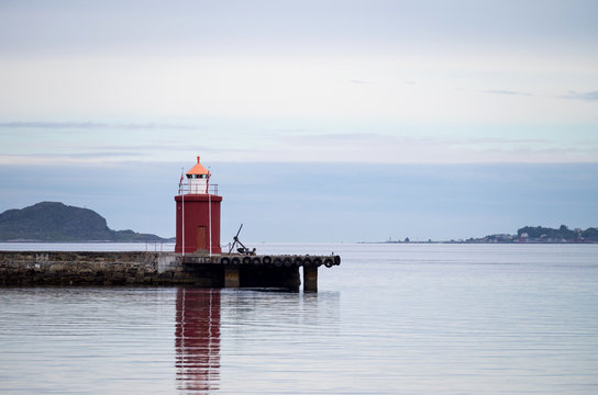 Molja Lighthouse in Alesund, Norway