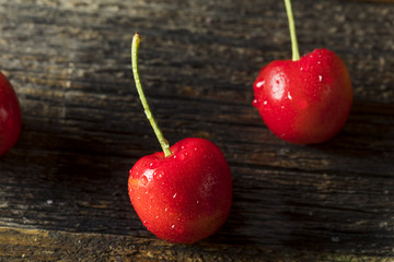 Raw Organic Red Sweet Cherries