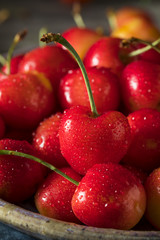 Raw Organic Red Sweet Cherries