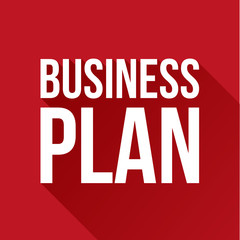 Business plan sign vector