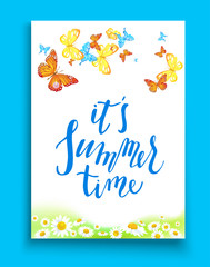 Enjoy summer time template