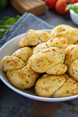 Garlic and cheese dinner rolls