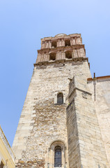 Fototapeta na wymiar Candelaria church and Collegiate in Zafra, Province of Badajoz, Spain