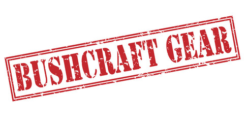 bushcradt gear red stamp on white background