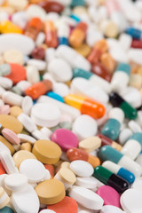 Pills and medication.