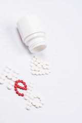 Pills and medication.