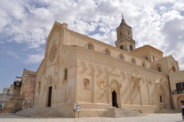 Fototapeta na wymiar Matera - Cattedrale o Duomo