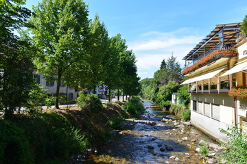 Fluss Neumagen in Staufen im Breisgau