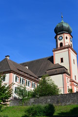 Fototapeta na wymiar Kloster St. Trudpert in Münstertal im Breisgau 