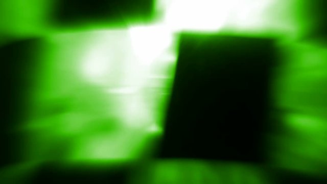 Rotating neon light.