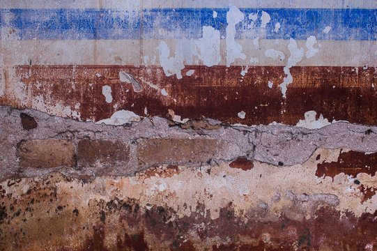 Old cement wall texture. Old cement wall one hundred and thirty two years