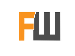 FW Initial Logo for your startup venture