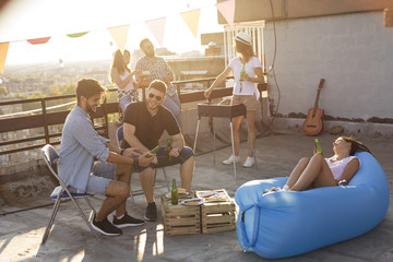 Rooftop barbecue