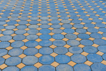 Fototapeta premium hexagonal walkway