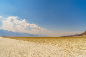 Badwater in Death Valley National Park the hottest place