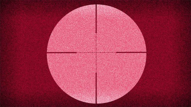 カラスが銃で撃たれる