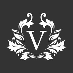 Royal luxury lion brand logo template