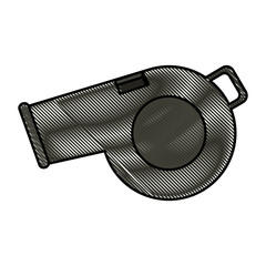 whistle vector illustration