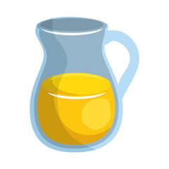 Juice jar glass icon vector illustration graphic design