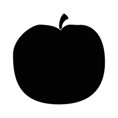 Tomato slice cartoon icon vector illustration graphic design