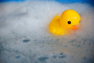 Yellow Duck Toys And Bubble