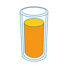 Refreshing fruit juice icon vector illustration graphic design