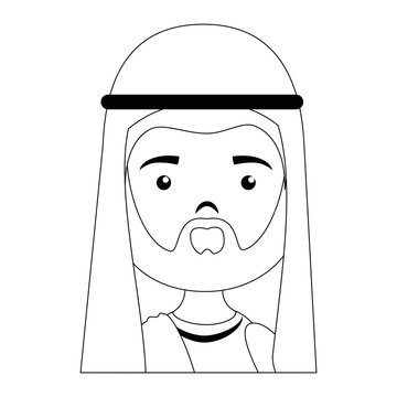 Saint joseph cartoon icon vector illustration graphic design