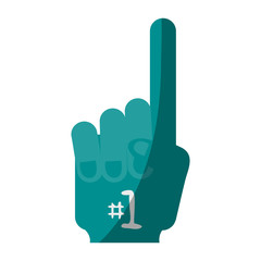 foam finger icon image