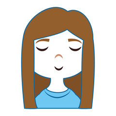 Virgin mary cartoon icon vector illustration graphic design